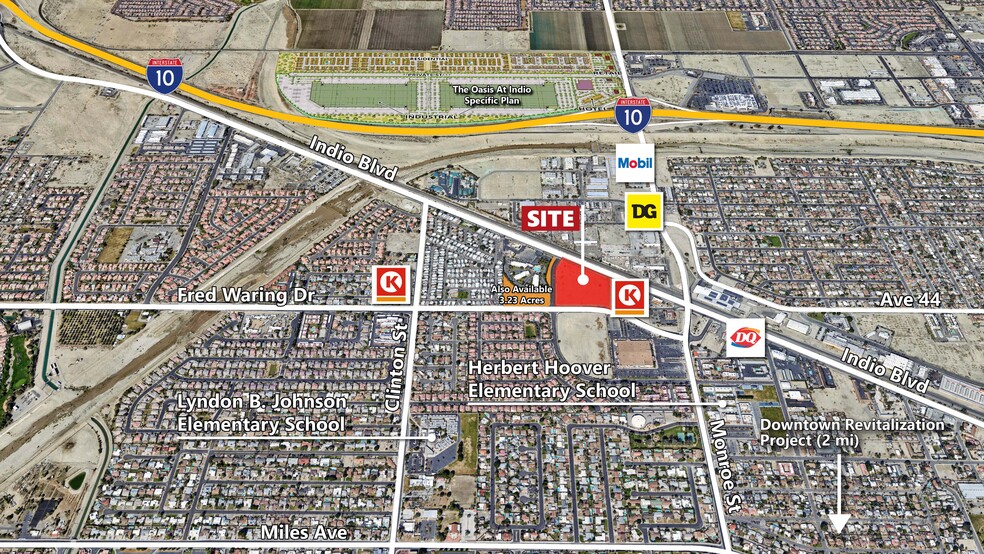 Primary Photo Of Indio Blvd & Hoover St, Indio Land For Sale