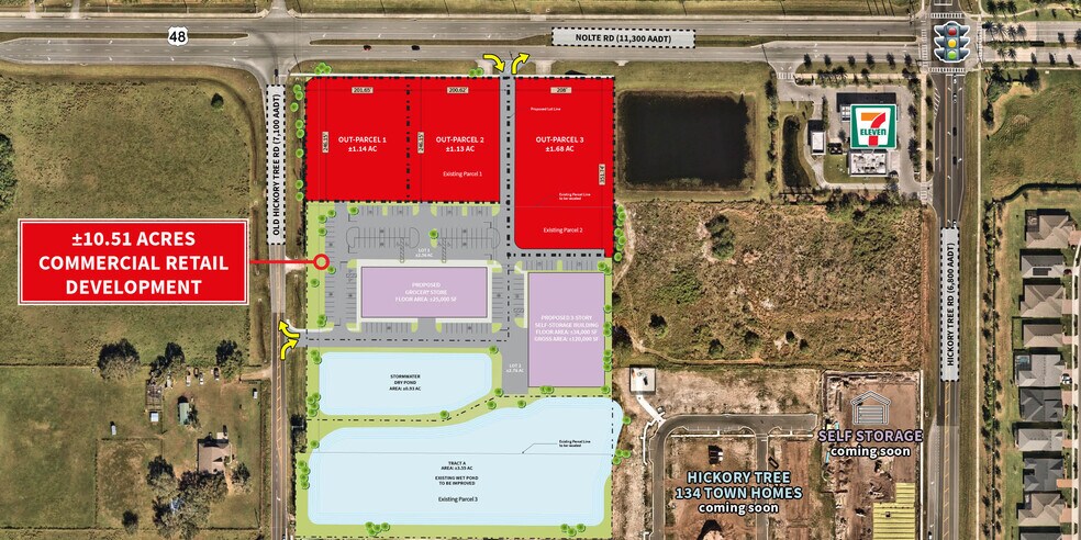 Primary Photo Of SEC of Nolte Road and Old Hickory Tree Road, Saint Cloud Land For Lease