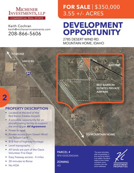 More Photos Of 2785 Desert Wind Rd, Mountain Home Land For Sale