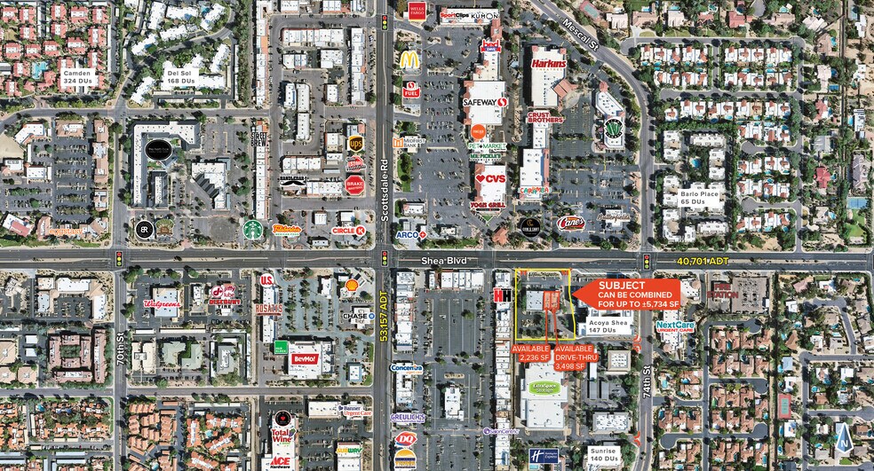 More Photos Of 7337 E Shea Blvd, Scottsdale Unknown For Lease