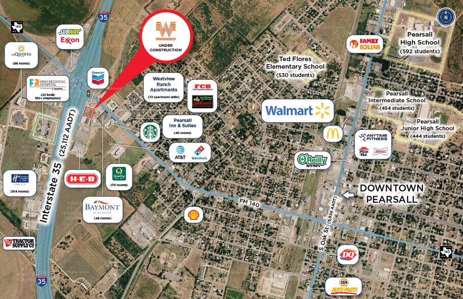More Photos Of 130 S Interstate 35, Pearsall Fast Food For Sale