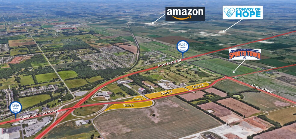 More Photos Of West Chestnut Expressway @ Chestnut Expressway and I-44, Springfield Land For Sale