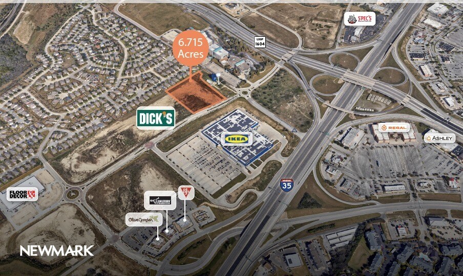 Primary Photo Of NWQ I-35 @ LOOP 1604, San Antonio Land For Sale