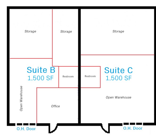More Photos Of 14624 Metro Plaza Blvd, Edmond Warehouse For Lease