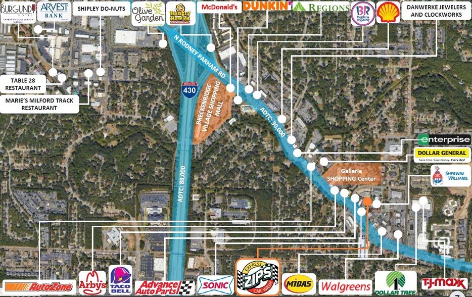 More Photos Of 9500 N Rodney Parham Rd, Little Rock Freestanding For Sale