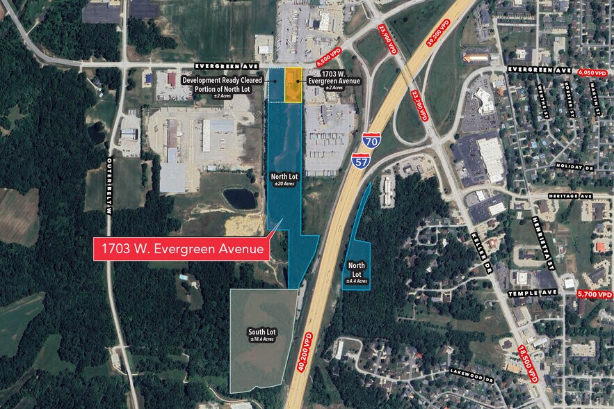 Primary Photo Of 1703 W Evergreen Ave, Effingham Land For Sale