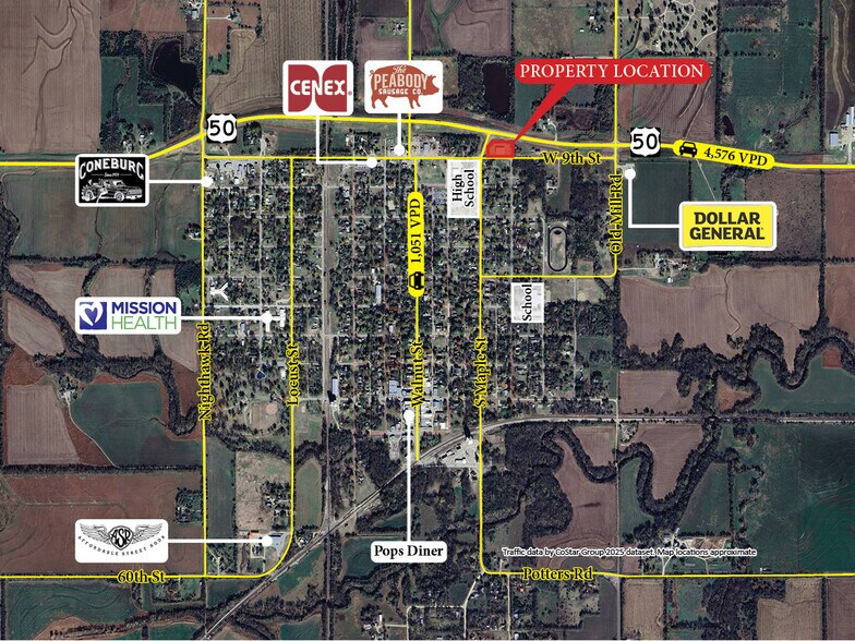 More Photos Of 309 E 9th St, Peabody Storefront For Lease