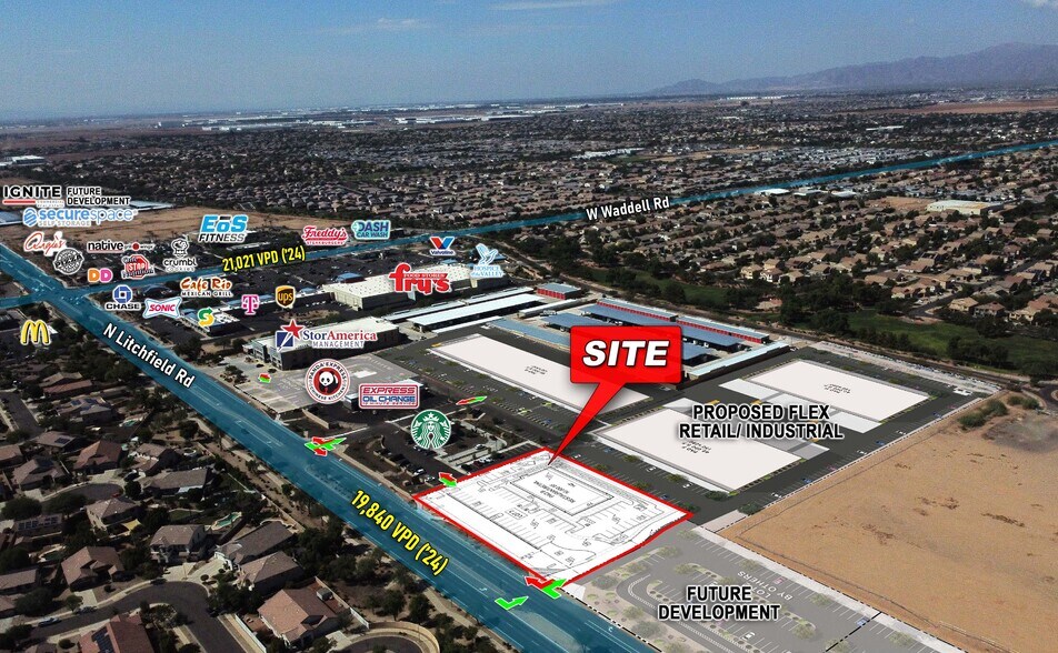 More Photos Of NWC Litchfield Rd & Waddell Rd, Surprise General Retail For Lease