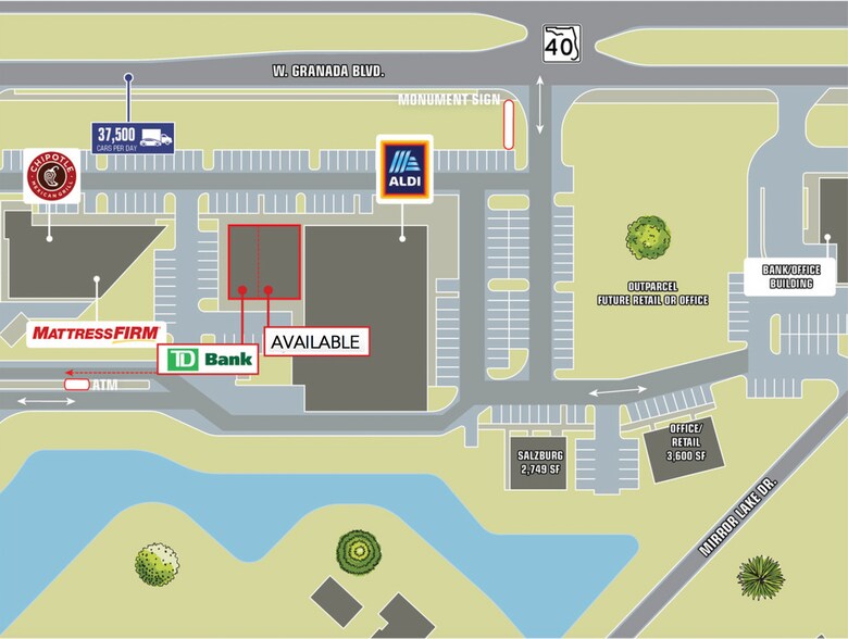 More Photos Of 1280 W Granada Blvd, Ormond Beach General Retail For Sale