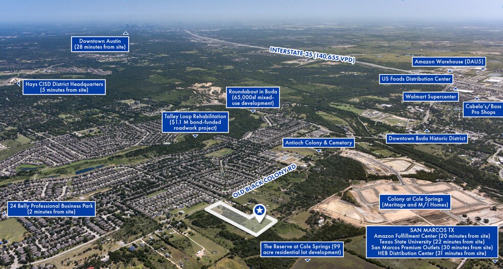 More Photos Of 945 Old Black Colony Rd, Buda Land For Sale