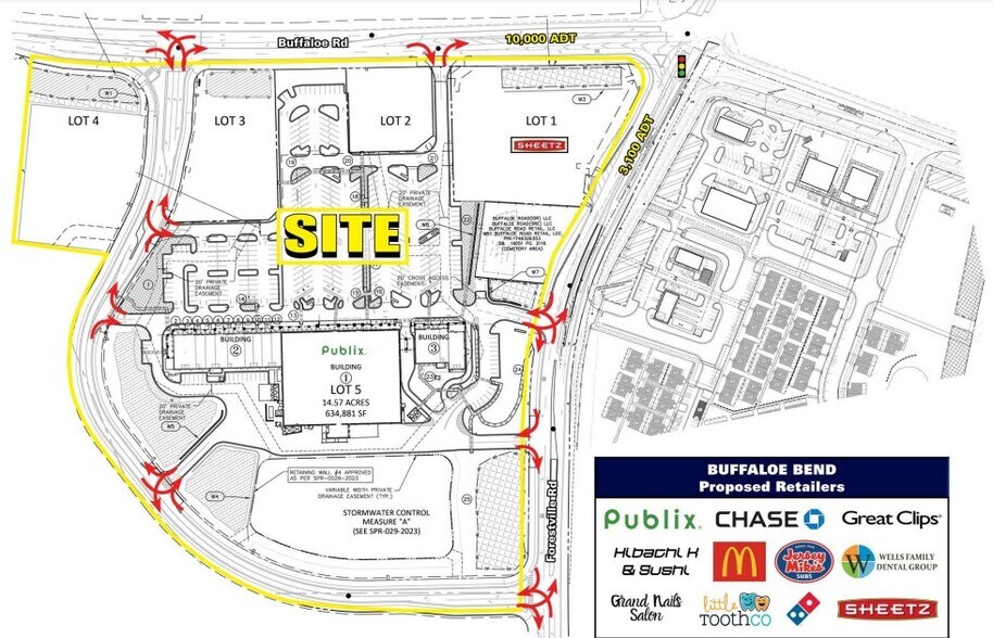 More Photos Of Buffaloe Rd And Forestville Rd, Raleigh Land For Lease