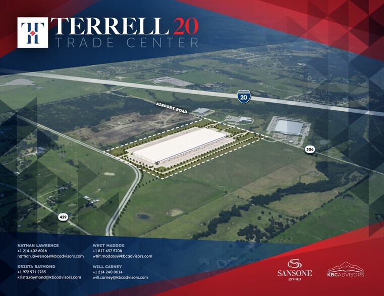 Primary Photo Of Airport Rd, Terrell Warehouse For Lease