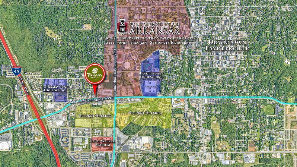 More Photos Of 1634 W Mlk Jr Blvd, Fayetteville Freestanding For Sale