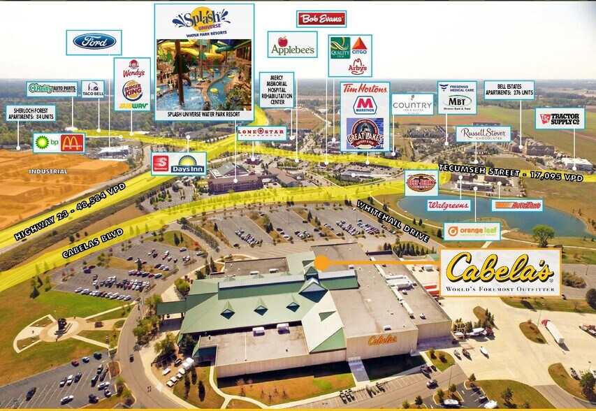 110 Cabela Blvd E, Dundee, MI 48131 Freestanding For Sale