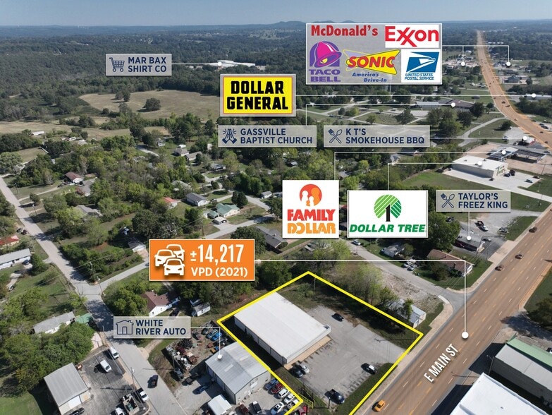 More Photos Of 106 E Main St, Gassville Freestanding For Sale