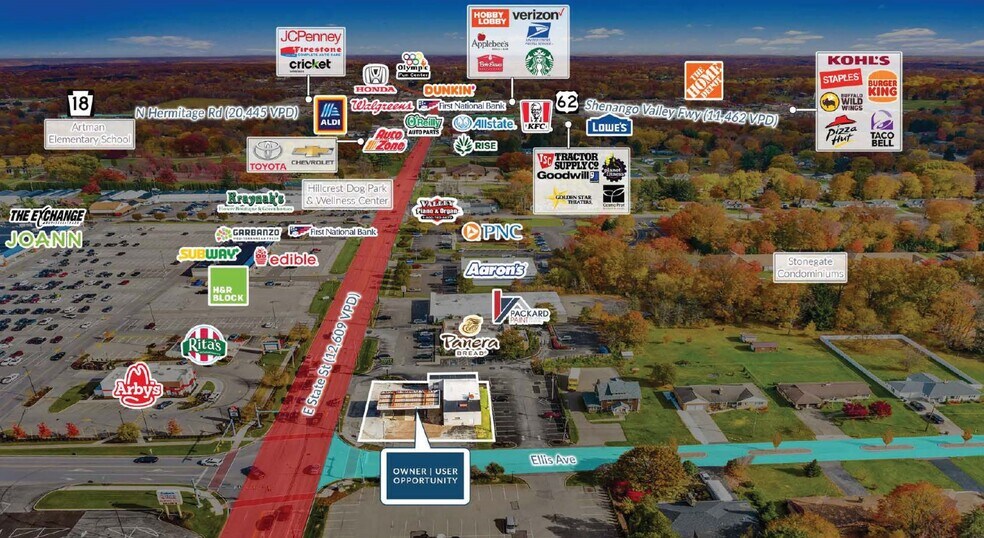 More Photos Of 2370 E State St, Hermitage Service Station For Sale