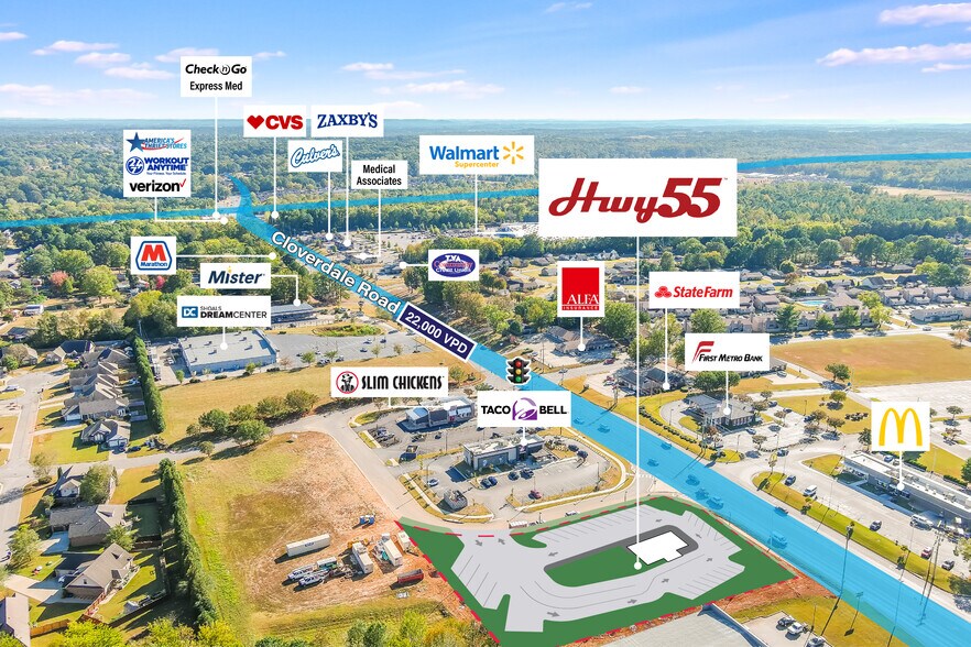 More Photos Of 3306 Coverdale Road, Florence Freestanding For Lease