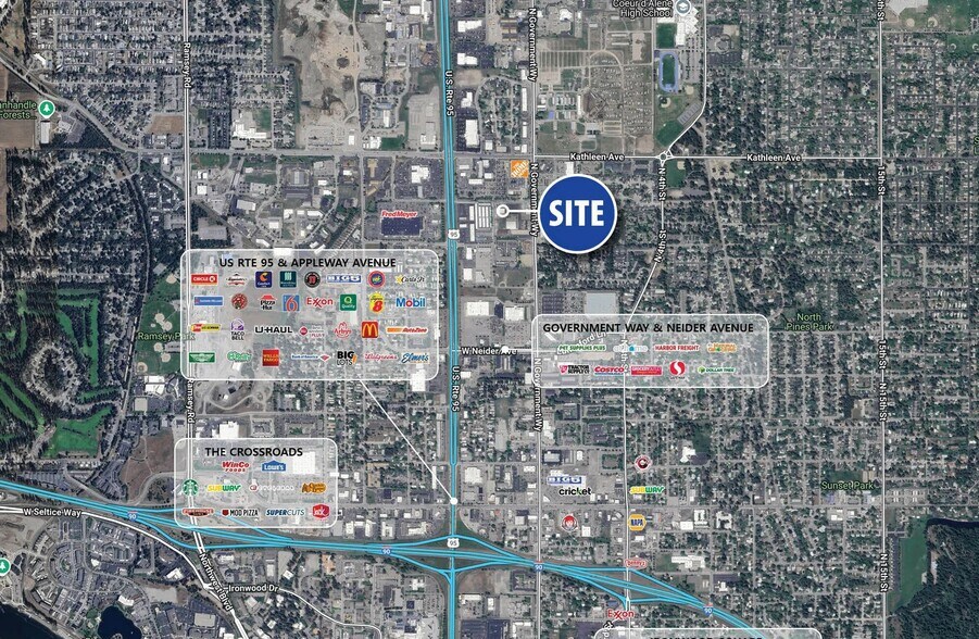 More Photos Of 210-214 W Sunset Ave, Coeur d'Alene Freestanding For Lease