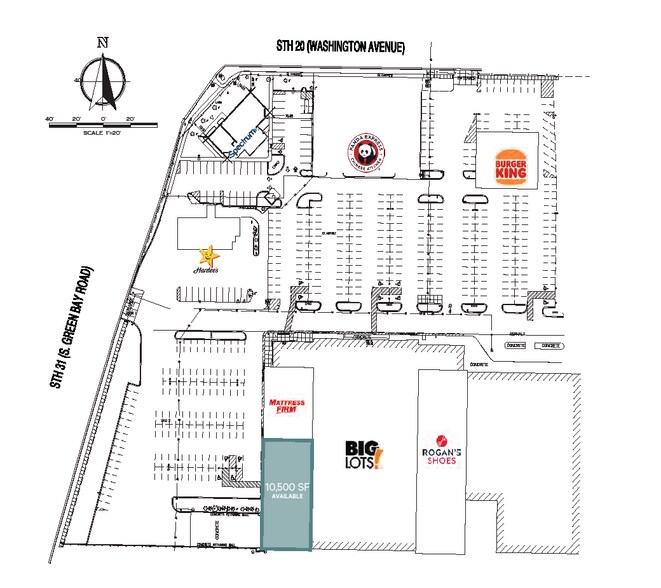 More Photos Of 5415 Washington Ave, Racine Freestanding For Lease