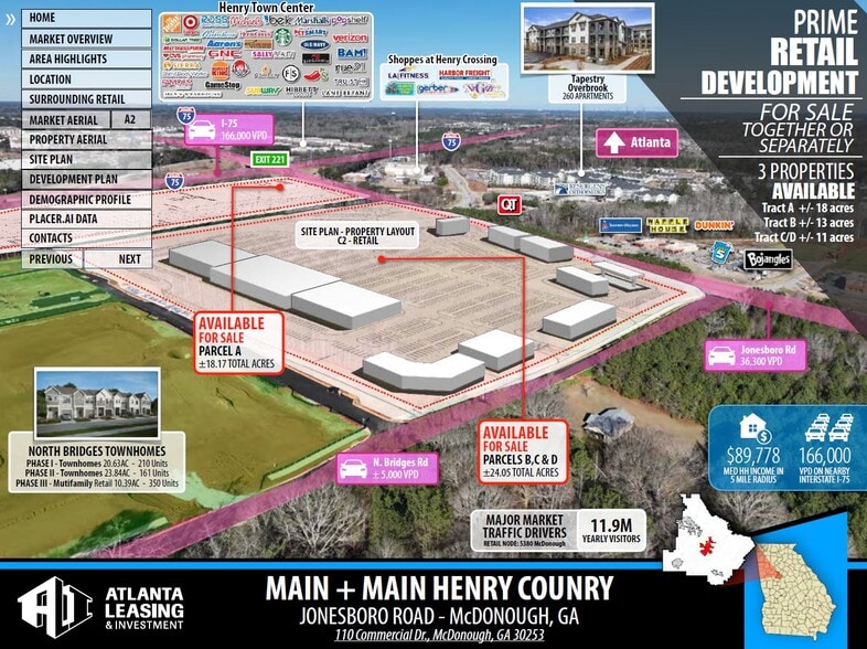 Primary Photo Of 110 Commercial Dr, McDonough Land For Sale