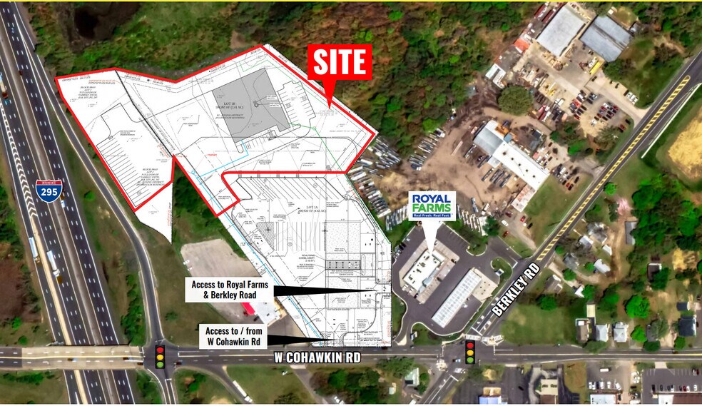 Primary Photo Of W Cohawkin Road and Berkley Road, Paulsboro Land For Sale