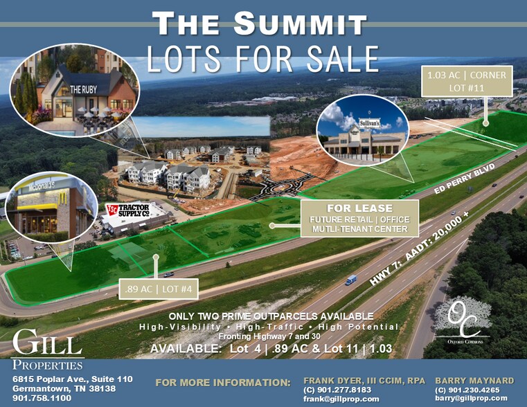 Primary Photo Of Ed Perry Blvd, Oxford Land For Sale