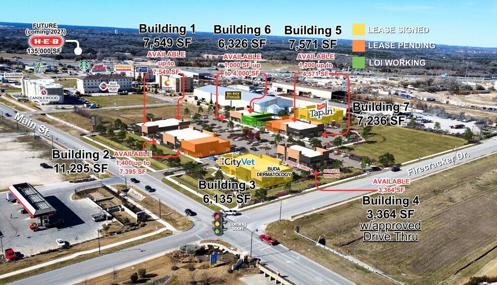 More Photos Of The Corner on Main, Buda Restaurant For Lease