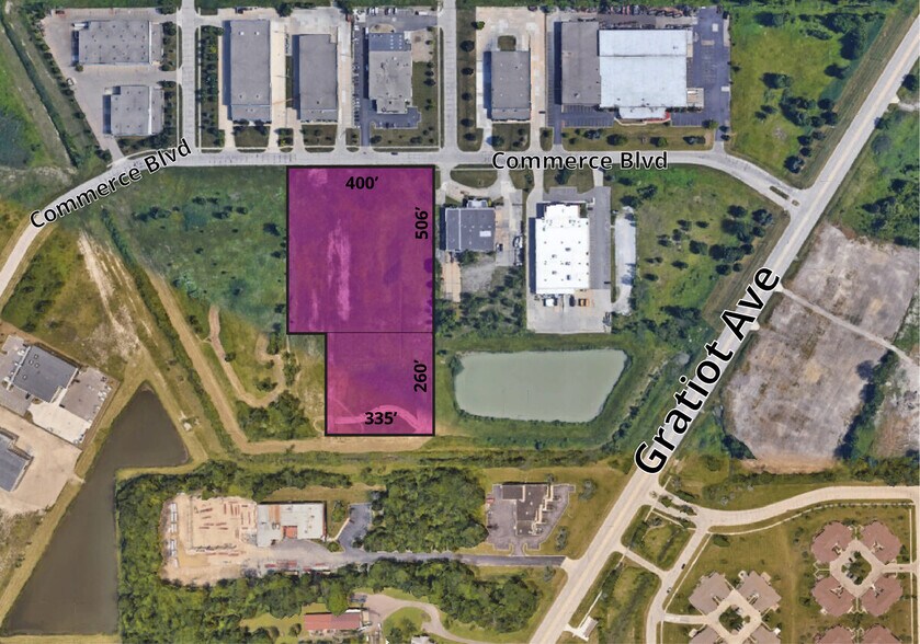 More Photos Of 30300 Commerce Blvd, Chesterfield Land For Lease