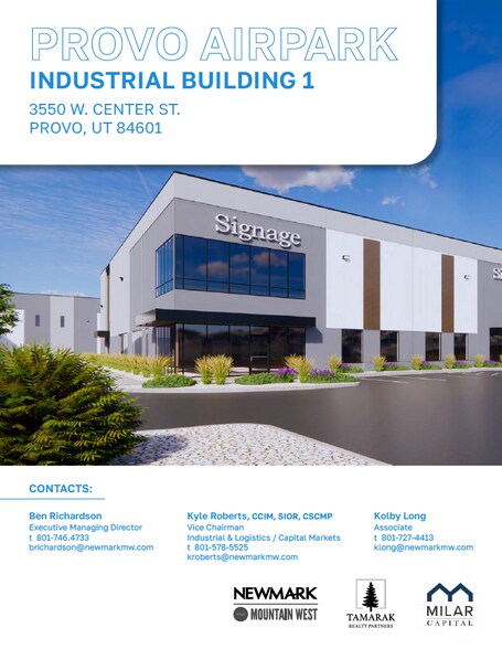 More Photos Of 3550 Center st, Provo Industrial For Lease