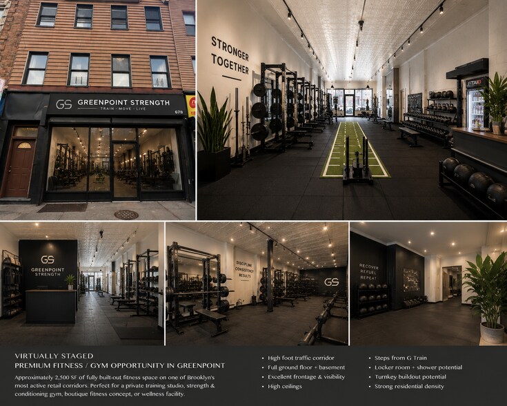 More Photos Of 678 Manhattan Ave, Brooklyn Storefront Retail Residential For Lease