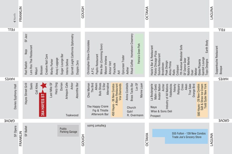 More Photos Of 364 Hayes St, San Francisco Storefront Retail Office For Lease