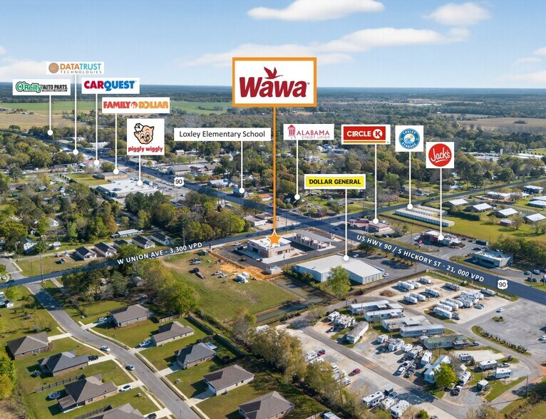 Primary Photo Of 3100 S Hickory St, Loxley Service Station For Sale