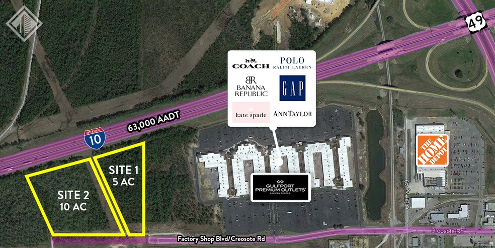 More Photos Of 0 I-10, Gulfport Land For Sale