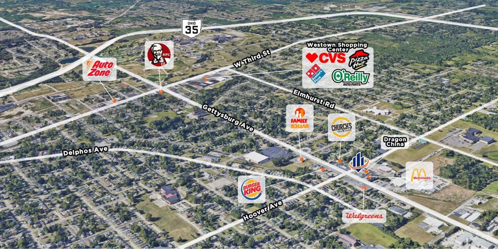 More Photos Of 1205 N Gettysburg Ave, Dayton Fast Food For Sale
