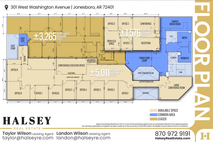 More Photos Of 301 W Washington Ave, Jonesboro Office Residential For Lease