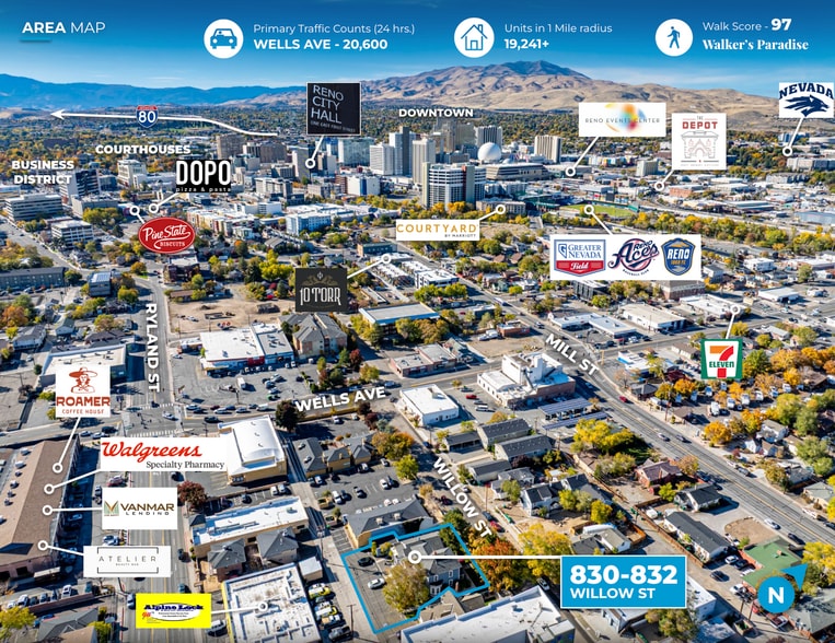 More Photos Of 832 Willow St, Reno Office For Sale