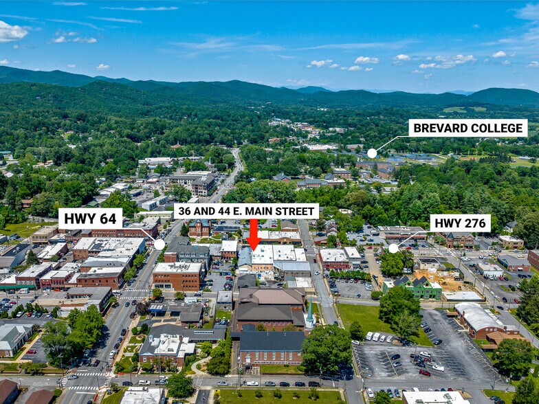 Primary Photo Of 36 & 44 E Main St., Brevard Storefront Retail Office For Sale