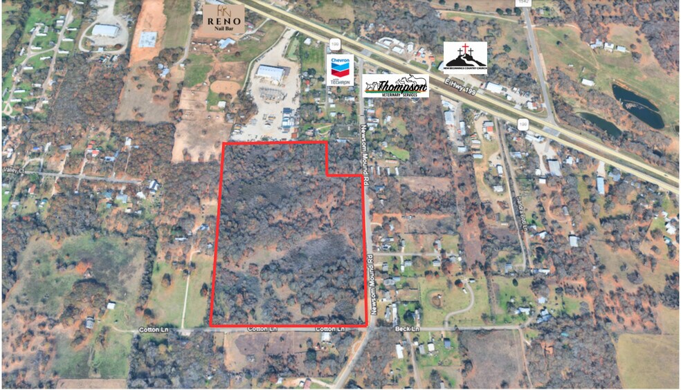 Primary Photo Of SWQ Newsom Mound & Cotton Ln, Springtown Land For Sale