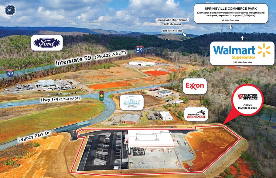 More Photos Of 215 Legacy Park Dr, Springville General Retail For Sale