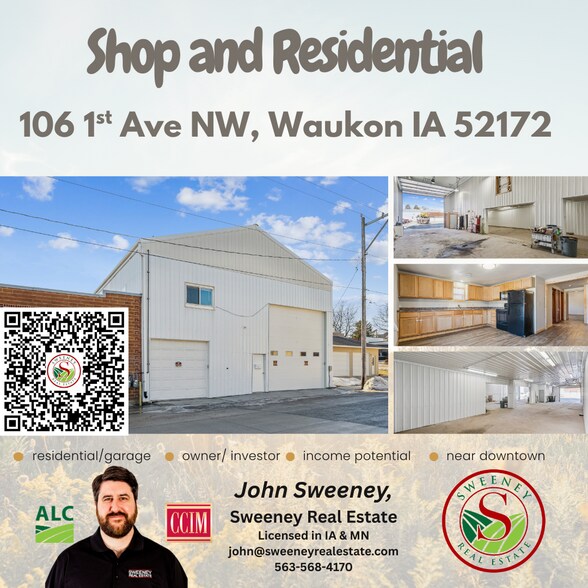 Primary Photo Of 106 1st Ave NW, Waukon Flex For Sale