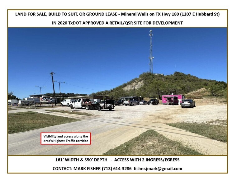 Primary Photo Of 1207 E Hubbard St, Mineral Wells Fast Food For Lease