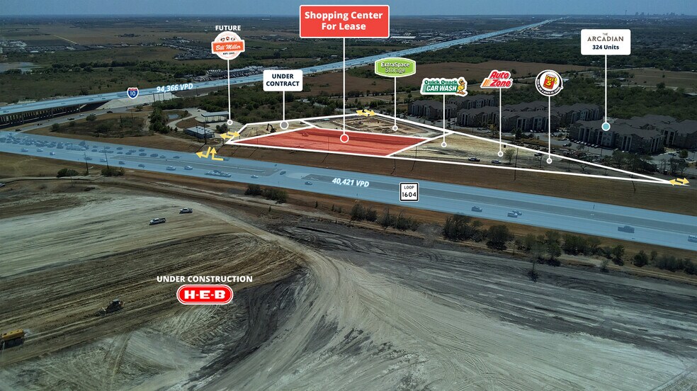 More Photos Of 1604 E at IH-10 E, Converse General Retail For Lease