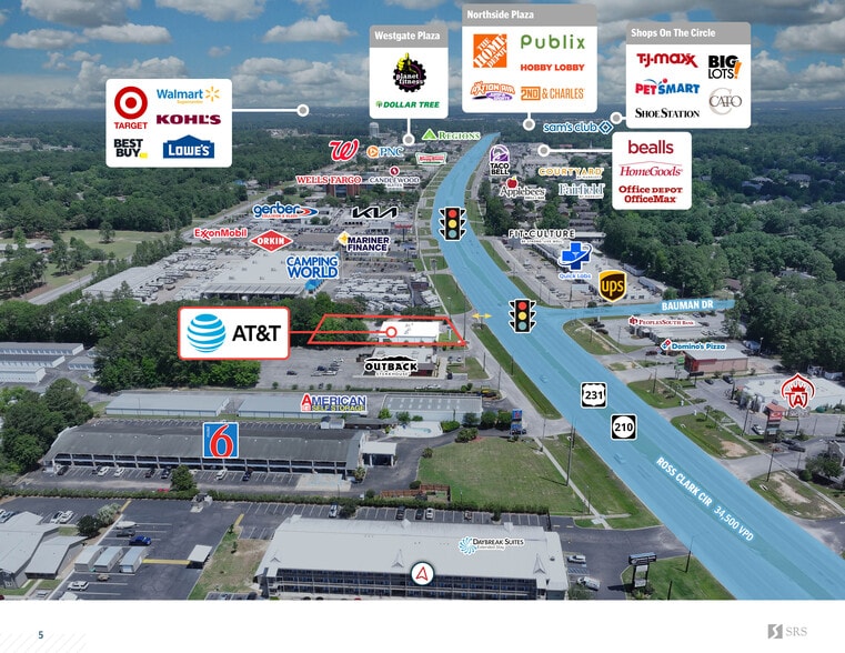 More Photos Of 2927 Ross Clark Cir, Dothan Storefront For Sale