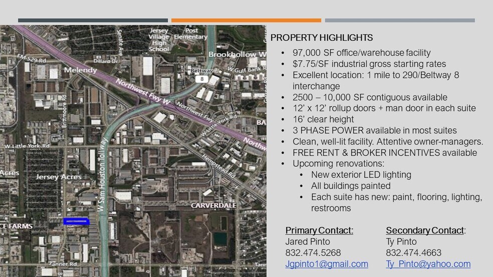 More Photos Of 6030-6040 Brittmoore Rd, Houston Warehouse For Lease