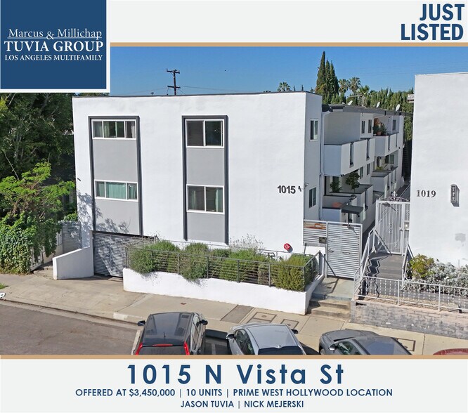 Primary Photo Of 1015 N Vista St, West Hollywood Apartments For Sale