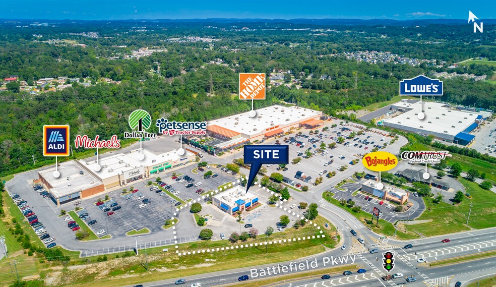 More Photos Of 2047 Battlefield Pky, Fort Oglethorpe Restaurant For Sale