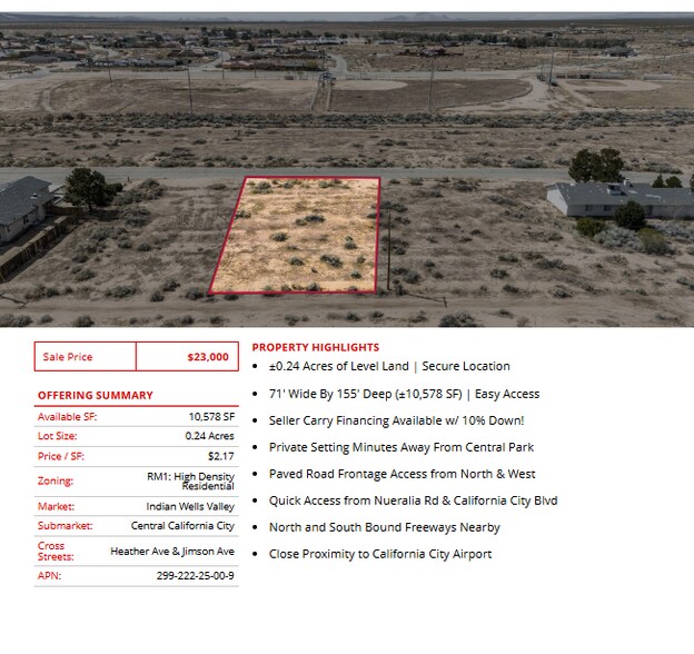 More Photos Of 8000 California City blvd, California City Land For Sale