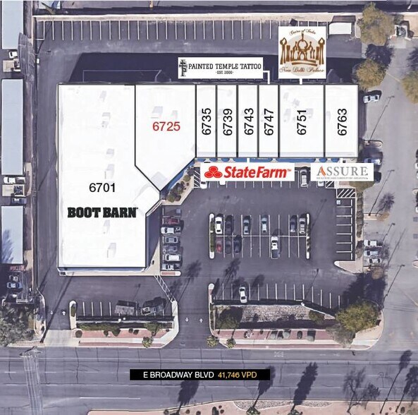 More Photos Of 6701-6763 E Broadway Blvd, Tucson Unknown For Lease