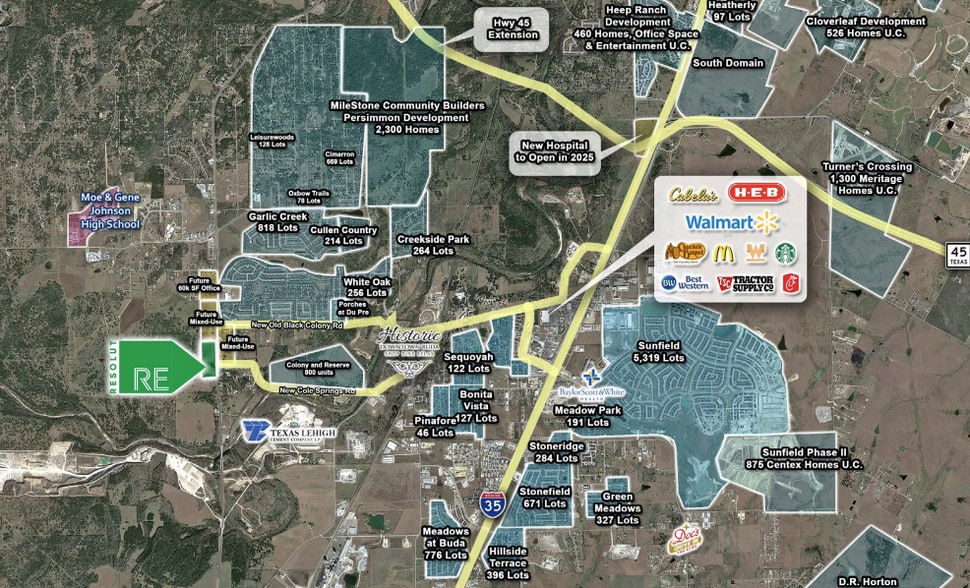 More Photos Of FM 1626, Buda Storefront For Lease