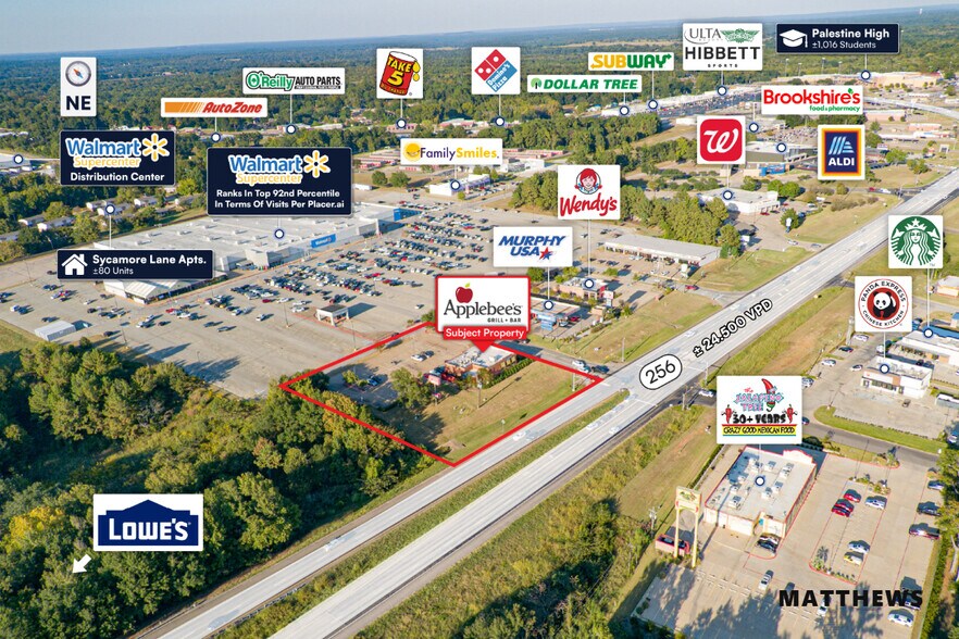 More Photos Of 2225 S Loop 256, Palestine Restaurant For Sale